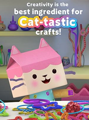 Gabby's Dollhouse key art