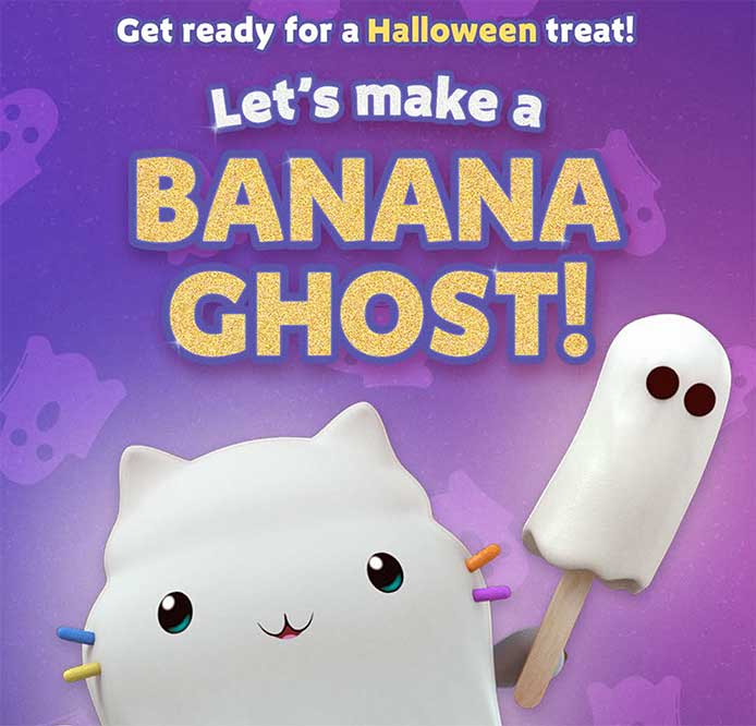 Banana Ghosts activity