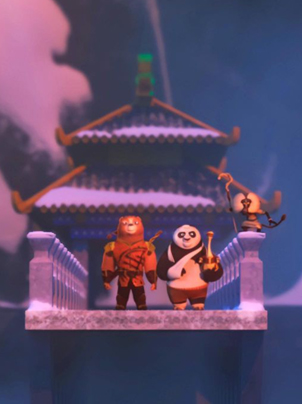 Kung Fu Panda: The Dragon Knight key art