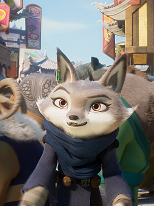 Kung Fu Panda 4 key art