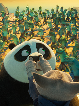 Kung Fu Panda 4 key art
