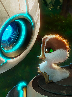 The Wild Robot key art