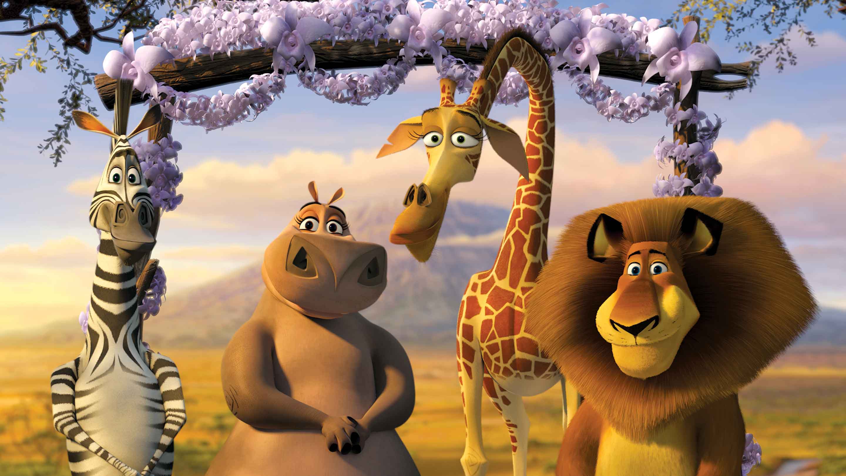 Madagascar Escape 2 Africa (2008) Gloria and Moto Moto's Date/Melman  Confesses 